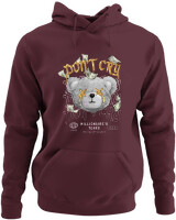 Φούτερ με κουκούλα - Don't Cry - Color Thumbnail Marron
