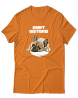 T-Shirt Αντρικό - Don't Disturb - Color Thumbnail Πορτοκαλί