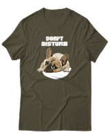 T-Shirt Αντρικό - Don't Disturb - Color Thumbnail Χακί