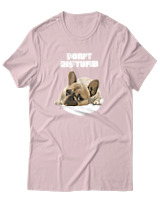 T-Shirt Αντρικό - Don't Disturb - Color Thumbnail Απαλό Ροζ