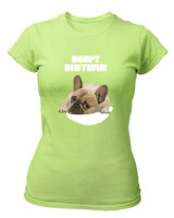 T-Shirt Στενή Γραμμή - Don't Disturb - Color Thumbnail Λαχανί