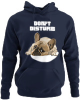 Φούτερ με κουκούλα - Don't Disturb - Color Thumbnail Navy Blue
