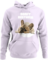 Φούτερ με κουκούλα - Don't Disturb - Color Thumbnail Λιλά