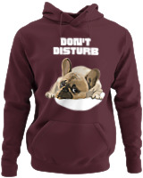 Φούτερ με κουκούλα - Don't Disturb - Color Thumbnail Marron