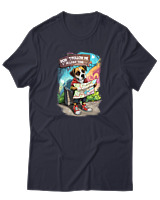 T-Shirt Αντρικό - Dont Follow Me Im Lost Too - Color Thumbnail Σκούρο Μπλε