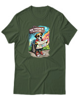 T-Shirt Αντρικό - Dont Follow Me Im Lost Too - Color Thumbnail Κυπαρισσί