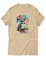 T-Shirt Αντρικό - Dont Follow Me Im Lost Too - Color Thumbnail Μπεζ