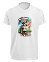 T-Shirt Fit Αντρικό - Dont Follow Me Im Lost Too - Color Thumbnail 'Ασπρο
