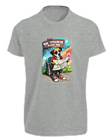 T-Shirt Fit Αντρικό - Dont Follow Me Im Lost Too - Color Thumbnail Γκρι Μελανζέ