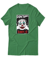 T-Shirt Αντρικό - Dont Forget To Smile - Color Thumbnail Πράσινο