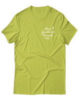 T-Shirt Unisex - Dont Fucking Touch Me - Color Thumbnail Λαχανί