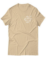 T-Shirt Unisex - Dont Fucking Touch Me - Color Thumbnail Μπεζ