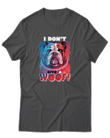 T-Shirt Αντρικό - Don't Give A Woof - Color Thumbnail Ανθρακί