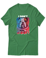 T-Shirt Αντρικό - Don't Give A Woof - Color Thumbnail Πράσινο