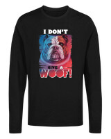 Μακρυμάνικο Μακό - Don't Give A Woof - Color Thumbnail Μαύρο