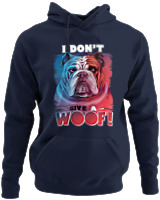 Φούτερ με κουκούλα - Don't Give A Woof - Color Thumbnail Navy Blue