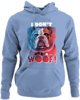 Φούτερ με κουκούλα - Don't Give A Woof - Color Thumbnail Blue Carolina