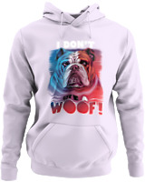 Φούτερ με κουκούλα - Don't Give A Woof - Color Thumbnail Λιλά