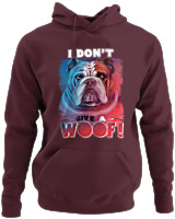 Φούτερ με κουκούλα - Don't Give A Woof - Color Thumbnail Marron