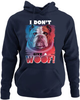 Φούτερ με κουκούλα - Don't Give A Woof - Color Thumbnail Navy Blue