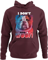 Φούτερ με κουκούλα - Don't Give A Woof - Color Thumbnail Marron