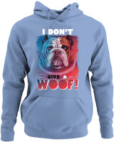 Φούτερ με κουκούλα - Don't Give A Woof - Color Thumbnail Blue Carolina