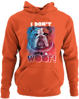 Φούτερ με κουκούλα - Don't Give A Woof - Color Thumbnail Orange