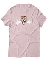 T-Shirt Αντρικό - Dont Give Up - Color Thumbnail Απαλό Ροζ