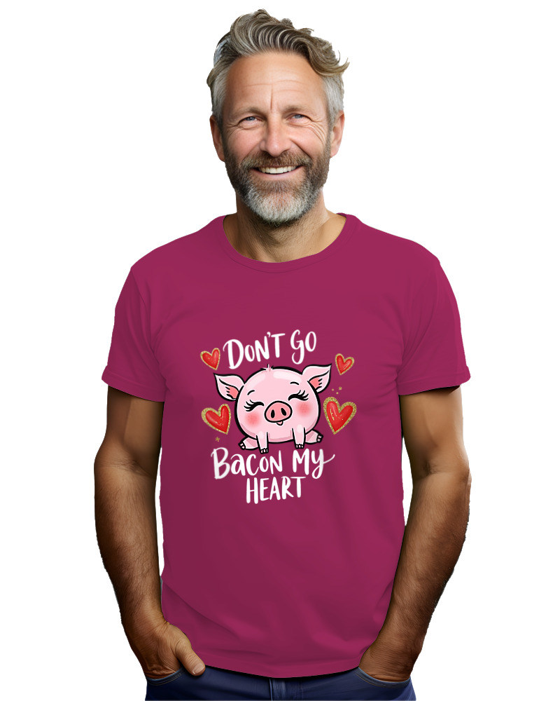 T-Shirt Αντρικό - Dont Go Bacon My Heart - Image 2