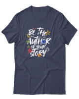 T-Shirt Αντρικό - Dont Just Exist - Color Thumbnail Μπλε Γκρι