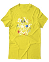 T-Shirt Αντρικό - Dont Just Exist - Color Thumbnail Κίτρινο