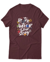 T-Shirt Αντρικό - Dont Just Exist - Color Thumbnail Μπορντό