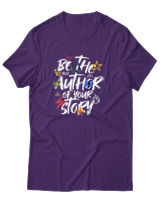 T-Shirt Αντρικό - Dont Just Exist - Color Thumbnail Σκούρο Μωβ