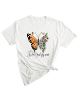 T-Shirt Woman Fashion Γυναικείο - Dont Just Fly - Color Thumbnail WHITE