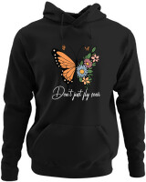 Φούτερ με κουκούλα - Dont Just Fly - Color Thumbnail Μαύρο
