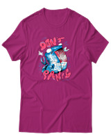 T-Shirt Αντρικό - Don't Panic - Color Thumbnail Φουξια