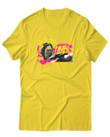 T-Shirt Αντρικό - Dont Set Limits - Color Thumbnail Χρυσό Κίτρινο