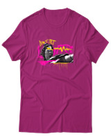 T-Shirt Αντρικό - Dont Set Limits - Color Thumbnail Φουξια
