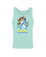Αμάνικο Μπλουζάκι Αντρικό - Dont Stop Believing - Color Thumbnail Arctic Blue