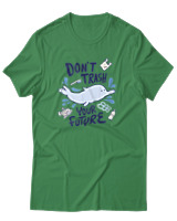 T-Shirt Αντρικό - Dont Trash Your Future - Color Thumbnail Πράσινο