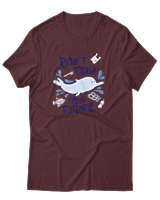 T-Shirt Αντρικό - Dont Trash Your Future - Color Thumbnail Μπορντό