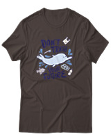 T-Shirt Αντρικό - Dont Trash Your Future - Color Thumbnail Καφέ