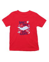 T-Shirt  Παιδικό - Dont Trash Your Future - Color Thumbnail Κόκκινο