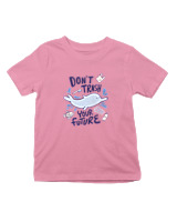 T-Shirt  Παιδικό - Dont Trash Your Future - Color Thumbnail Ροζ