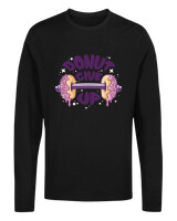 Μακρυμάνικο Μακό - Donut Give Up - Color Thumbnail Μαύρο