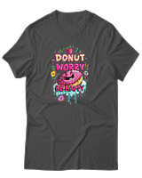 T-Shirt Αντρικό - Donut Worry - Color Thumbnail Ανθρακί