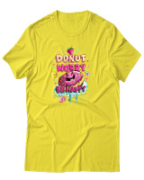 T-Shirt Αντρικό - Donut Worry - Color Thumbnail Κίτρινο