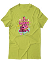 T-Shirt Αντρικό - Donut Worry - Color Thumbnail Λαχανί