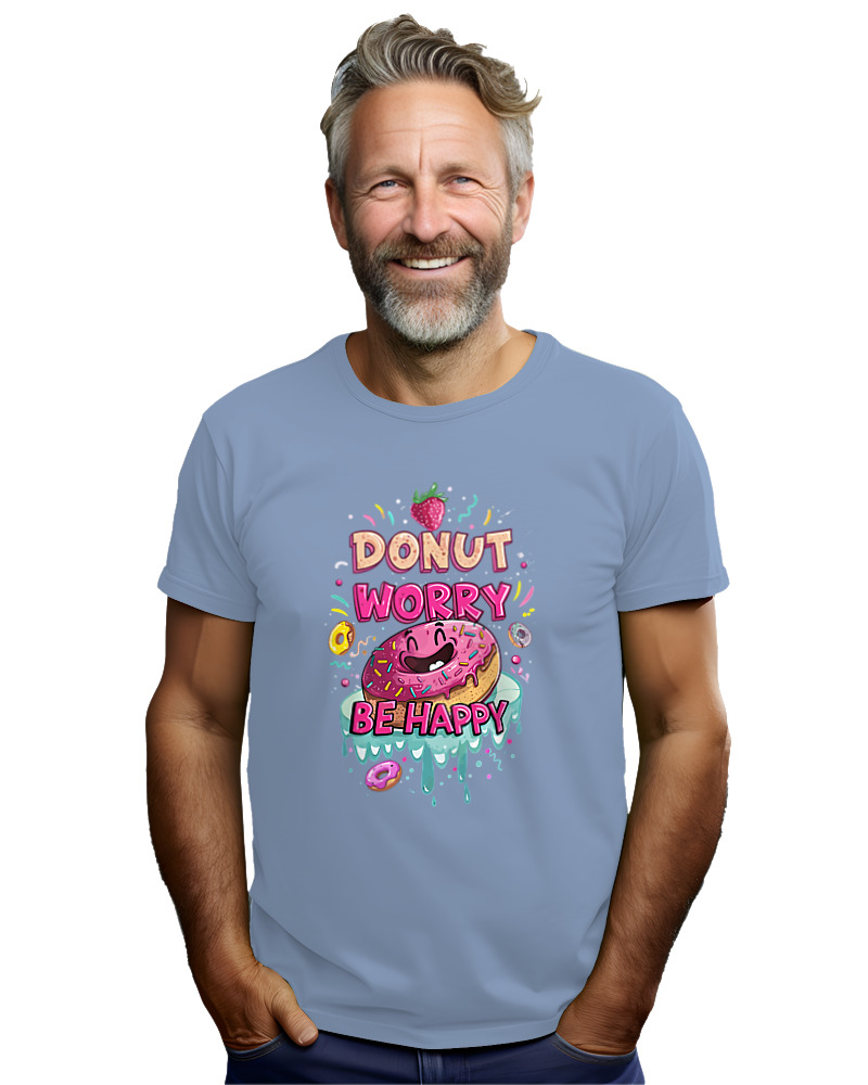 T-Shirt Αντρικό - Donut Worry - Image 2