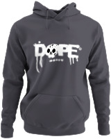 Φούτερ με κουκούλα - Dope - Color Thumbnail Ανθρακί